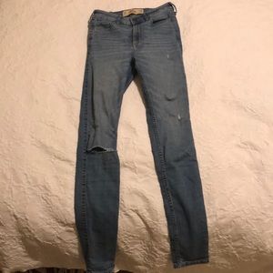 Hollister super skinny high rise jeans